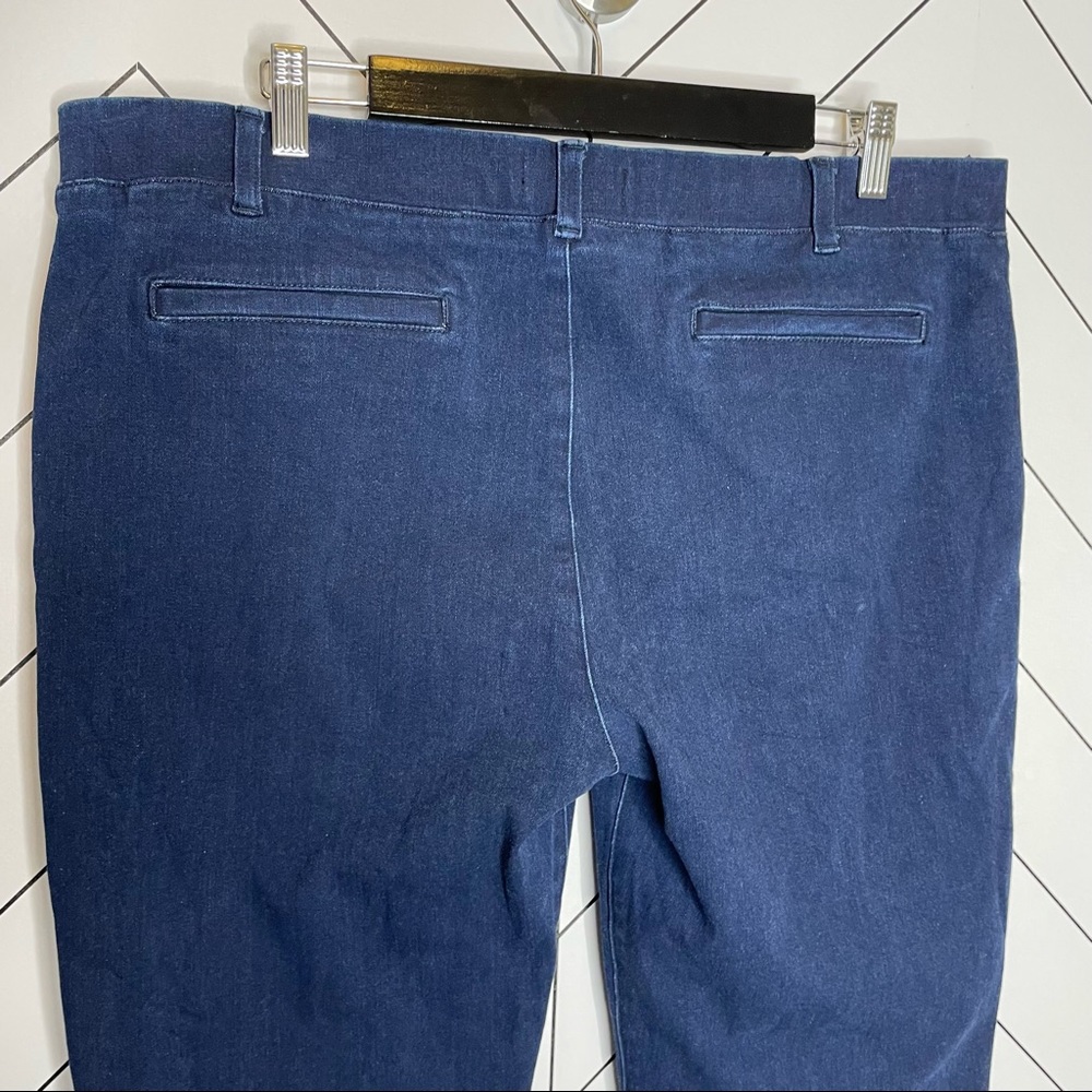 Betabrand | Bootcut Denim Yoga Pants Pull On Stretch Jeans Size 2XL PETITE - Picture 9 of 13
